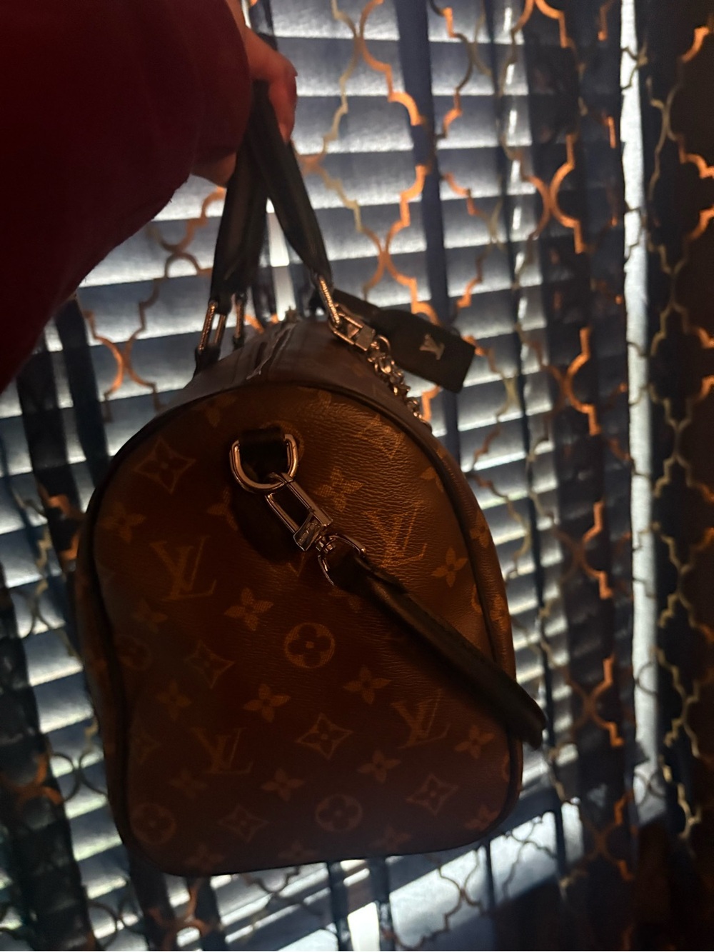 Brown pattern bag